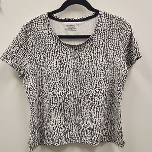 Westbound Monochrome Mosaic Short Sleeve Tee - Medium